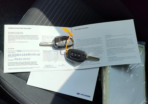 Hyundai i20 cena 67800 przebieg: 9000, rok produkcji 2021 z Radymno małe 631